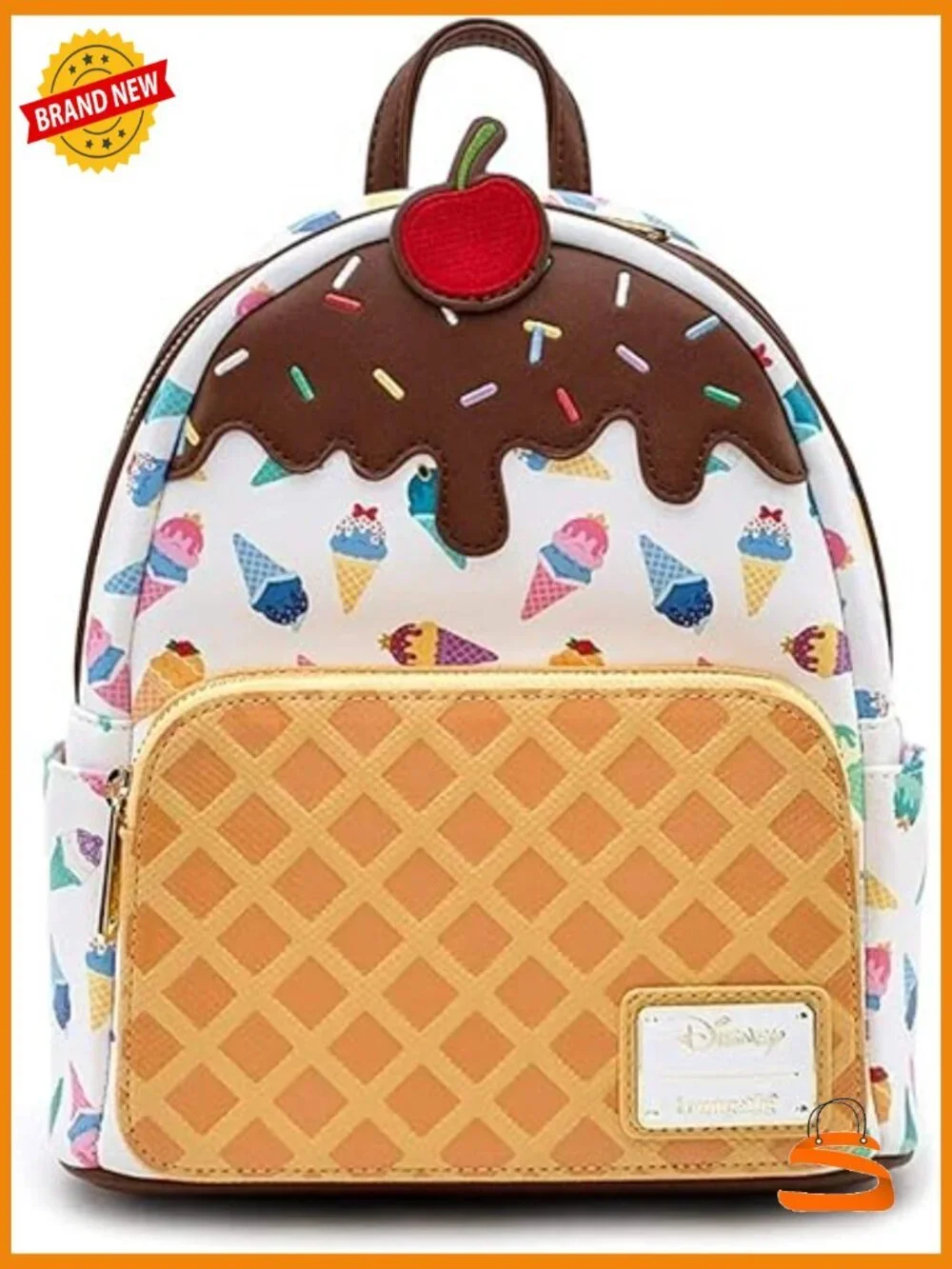 Disney Princess Ice Cream Mini-Backpack Faux Leather
